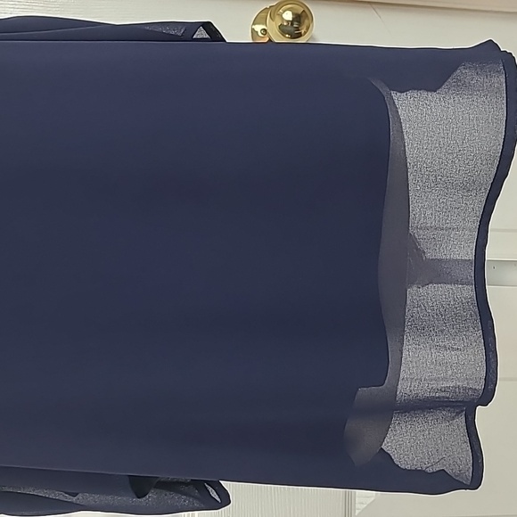 Buckle Black Cold Shoulder Blouse - Picture 4 of 13